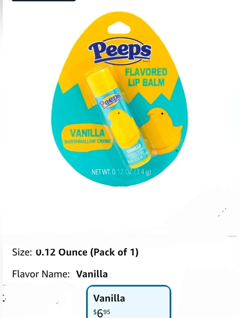 Taste Beauty peeps vanilla